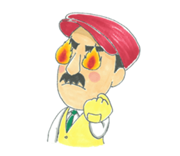 life of the playful president 3 sticker #12172894