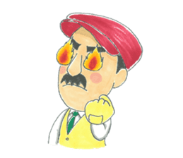 life of the playful president 3 sticker #12172894