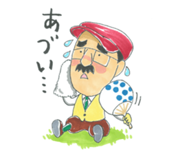 life of the playful president 3 sticker #12172897