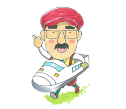 life of the playful president 3 sticker #12172899