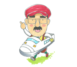 life of the playful president 3 sticker #12172899