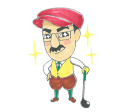 life of the playful president 3 sticker #12172908