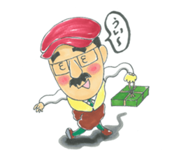 life of the playful president 3 sticker #12172913