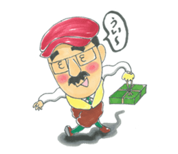 life of the playful president 3 sticker #12172913