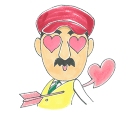 life of the playful president 3 sticker #12172914