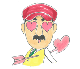 life of the playful president 3 sticker #12172914