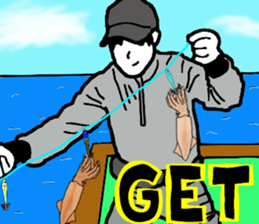 Boat Fishing Sticker of Japan sticker #12173207