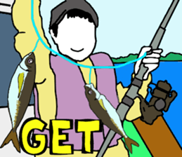 Boat Fishing Sticker of Japan sticker #12173220