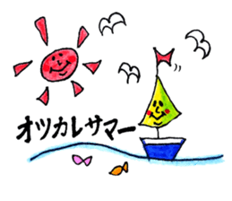 color pencil 11(summer) sticker #12173404