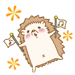 Feeling of the hedgehog