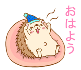 Feeling of the hedgehog sticker #12173870
