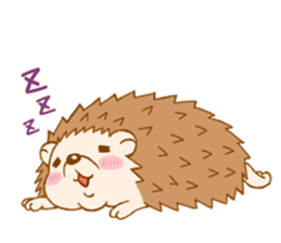 Feeling of the hedgehog sticker #12173871