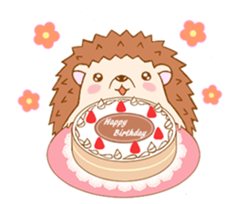 Feeling of the hedgehog sticker #12173882