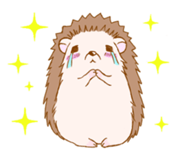 Feeling of the hedgehog sticker #12173889