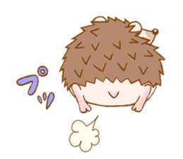 Feeling of the hedgehog sticker #12173894