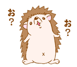 Feeling of the hedgehog sticker #12173895