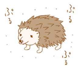 Feeling of the hedgehog sticker #12173897