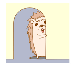 Feeling of the hedgehog sticker #12173902