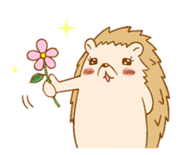 Feeling of the hedgehog sticker #12173904