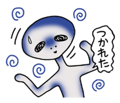 Alien-like days sticker #12174311