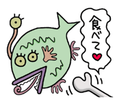 Alien-like days sticker #12174315