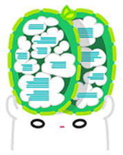 BINZO, YOUR LONELY BEAN SPROUT (DAILY) sticker #12174444