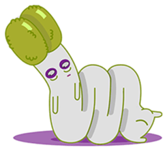 BINZO, YOUR LONELY BEAN SPROUT (DAILY) sticker #12174448