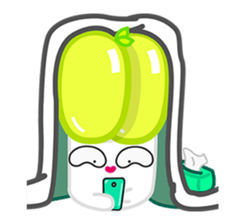 BINZO, YOUR LONELY BEAN SPROUT (DAILY) sticker #12174453