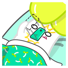 BINZO, YOUR LONELY BEAN SPROUT (DAILY) sticker #12174464