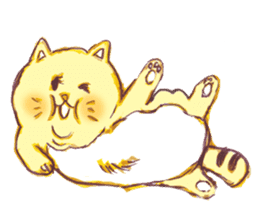 Fat cat.Part1. sticker #12174551