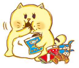 Fat cat.Part1. sticker #12174563