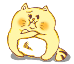 Fat cat.Part1. sticker #12174581