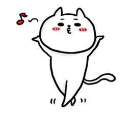 Cat is Nya. Dog is wan. sticker #12175736