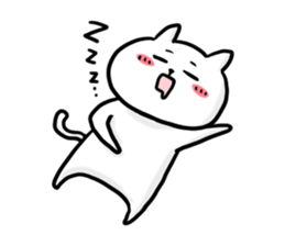 Cat is Nya. Dog is wan. sticker #12175745