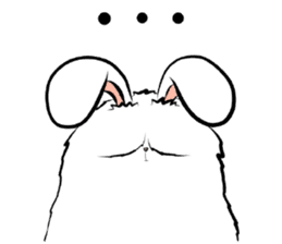 The Fluffy Fatty Rabbit sticker #12176452