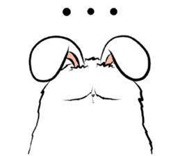 The Fluffy Fatty Rabbit sticker #12176452