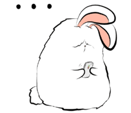 The Fluffy Fatty Rabbit sticker #12176453