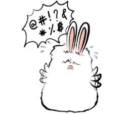The Fluffy Fatty Rabbit sticker #12176457