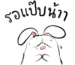 The Fluffy Fatty Rabbit sticker #12176465