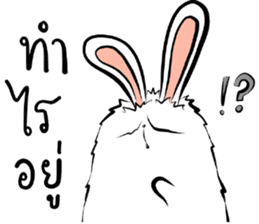 The Fluffy Fatty Rabbit sticker #12176468