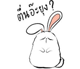 The Fluffy Fatty Rabbit sticker #12176485