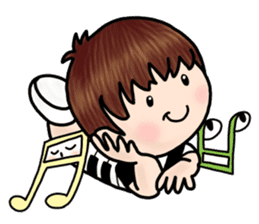 PI & OO - THE LITTLE PIANIST sticker #12176810