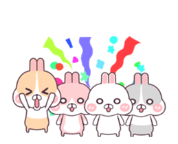Move!!Rabbit group coming~ sticker #12176868