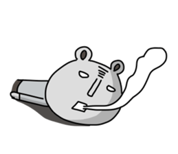 Office worker Bear sticker #12177837