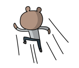 Office worker Bear sticker #12177861