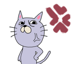 This cat personality is bad sticker #12178696