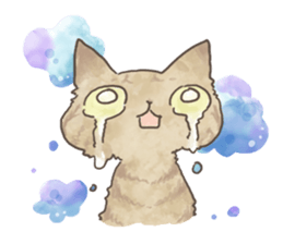 Daily life of Brown tabby Cat sticker #12178944