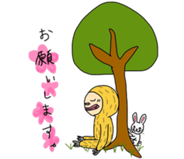 Sloth , loose of Motchi of have everyday sticker #12179035