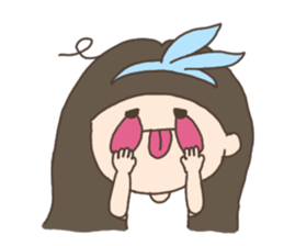 My Family series - sisters sticker #12180290