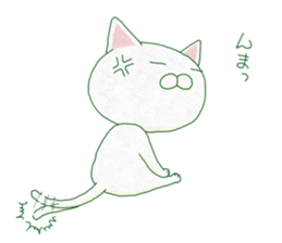 WHITE CATS ! sticker #12180397